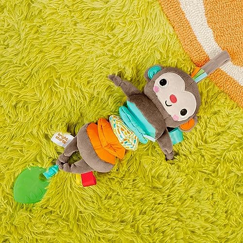 Bright Starts Pull, Play & Boogie Musical Activity Toy for Stroller - Monkey - Unisex, Newborn + - 3