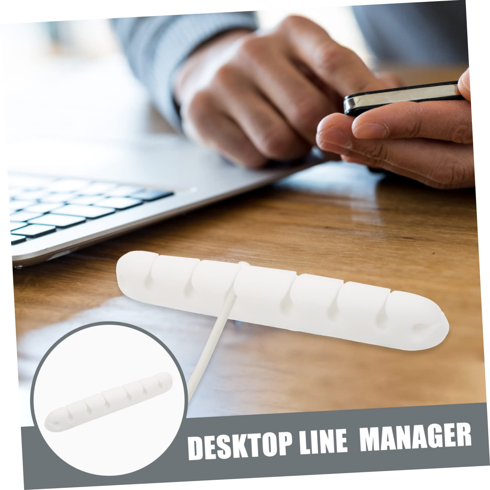 Mikikit 10stücke Kabelorganisierer Schlitz Kabelhalter Für Schreibtisch Selbstklebend Installieren Für Usb Ladekabel Und Kabelmanagement Zuhause Büro