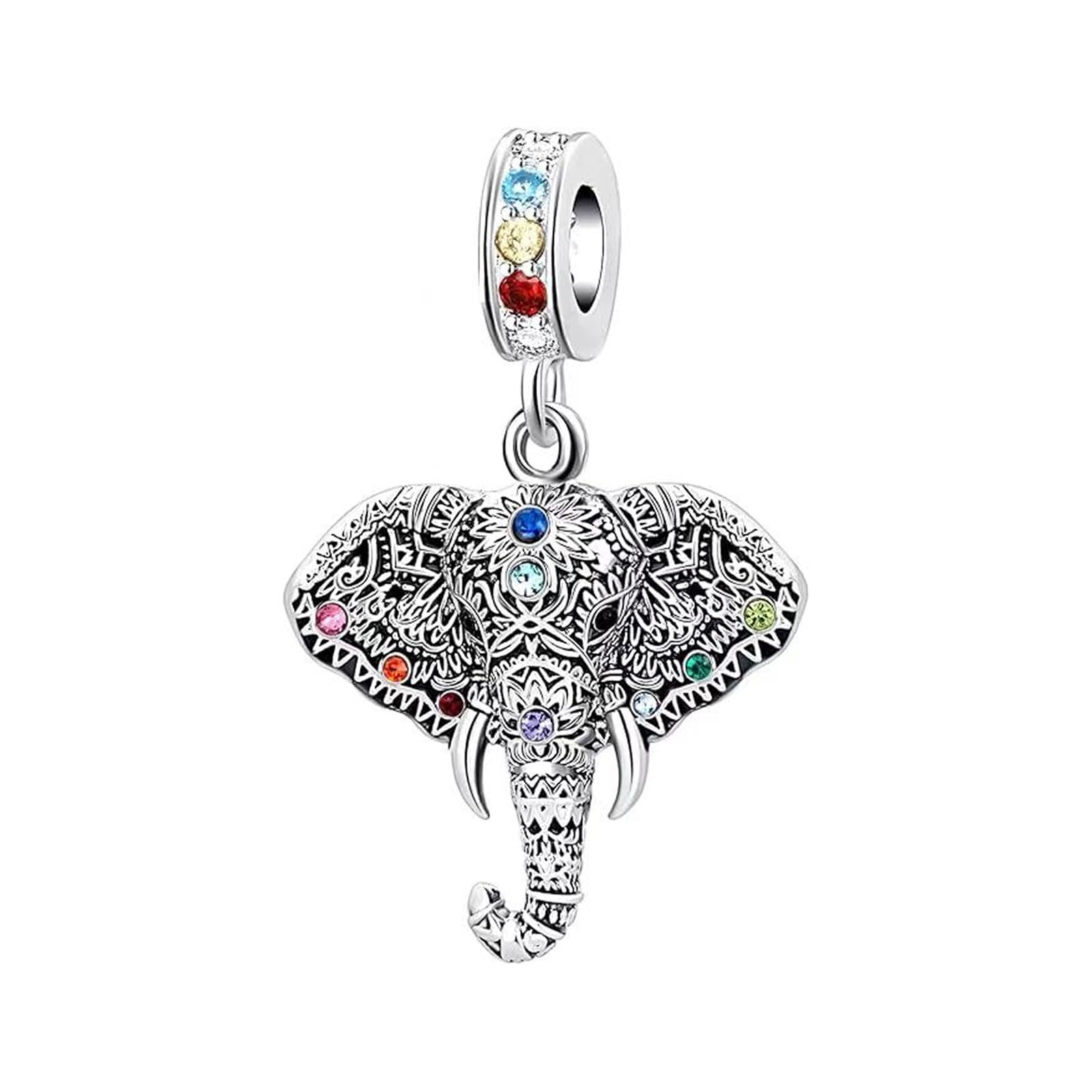 Sponsored Ad – KunBead Lucky Elephant Dangle Animal Charms Compatible with Pandora Bracelets Necklace for Women