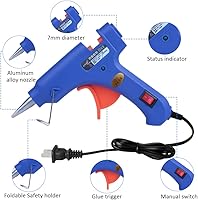 Vista 2 de Mini pistola de pegamento caliente con 10 barras de pegamento, especializada en reparación de abolladuras sin pintura, kit de extractor