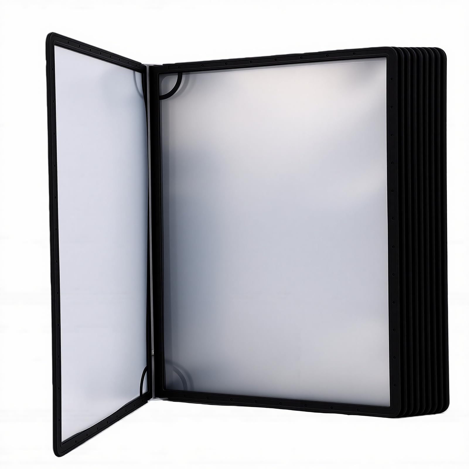Focket Portadocumenti Magnetico, Porta Cartello Magnetico Impermeabile con Fondo Espandibile da 1 Pollice, Porta Documenti con Base Magnetica Adesiva per Documenti A4 Organizzatore di Eventi (#1)