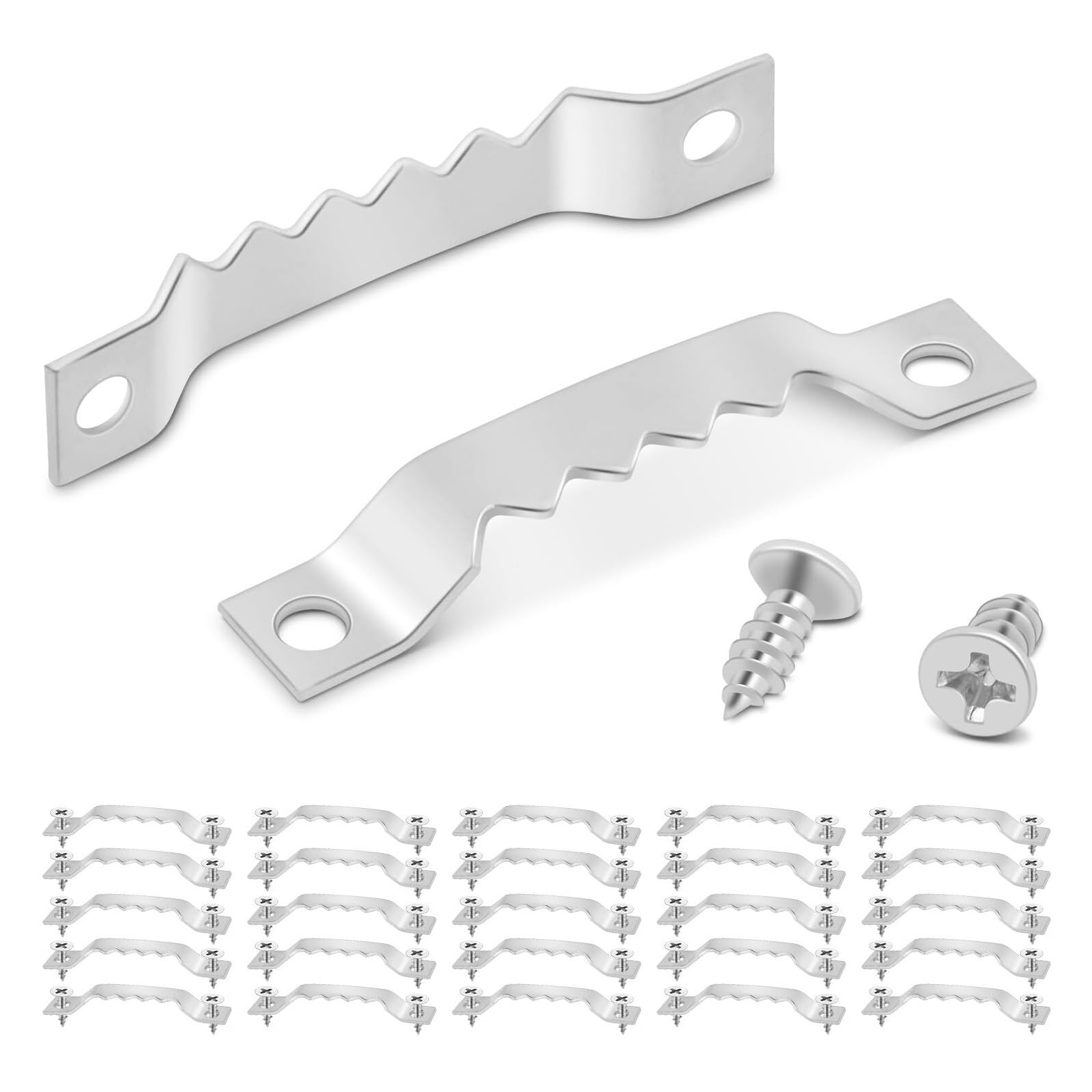 200Sets Sawtooth Picture Hangers Frame Hanging Hanger