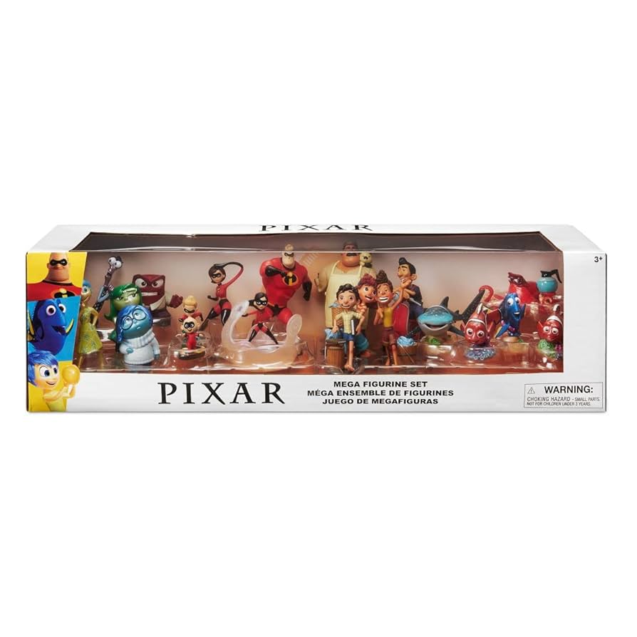 その他 PIXAR Mega Figurine Set Disney Pixar Mega Figurine Play Set – 20-Pieces : Amazon.com