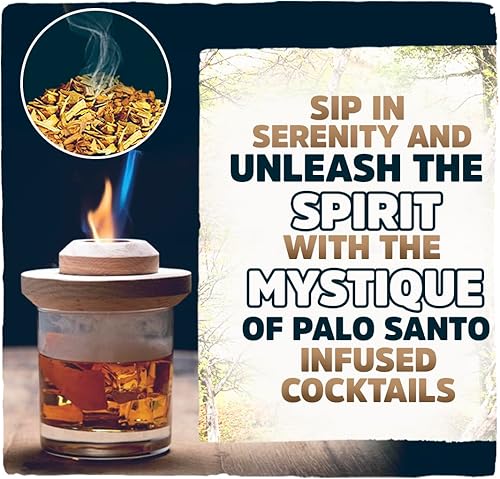 Miniatura 2 de Palo Santo Chips 4oz Natural y Sostenible de Perú Cosechado Sustentablemente Resina Aromática  para manchas, limpieza energética, meditación