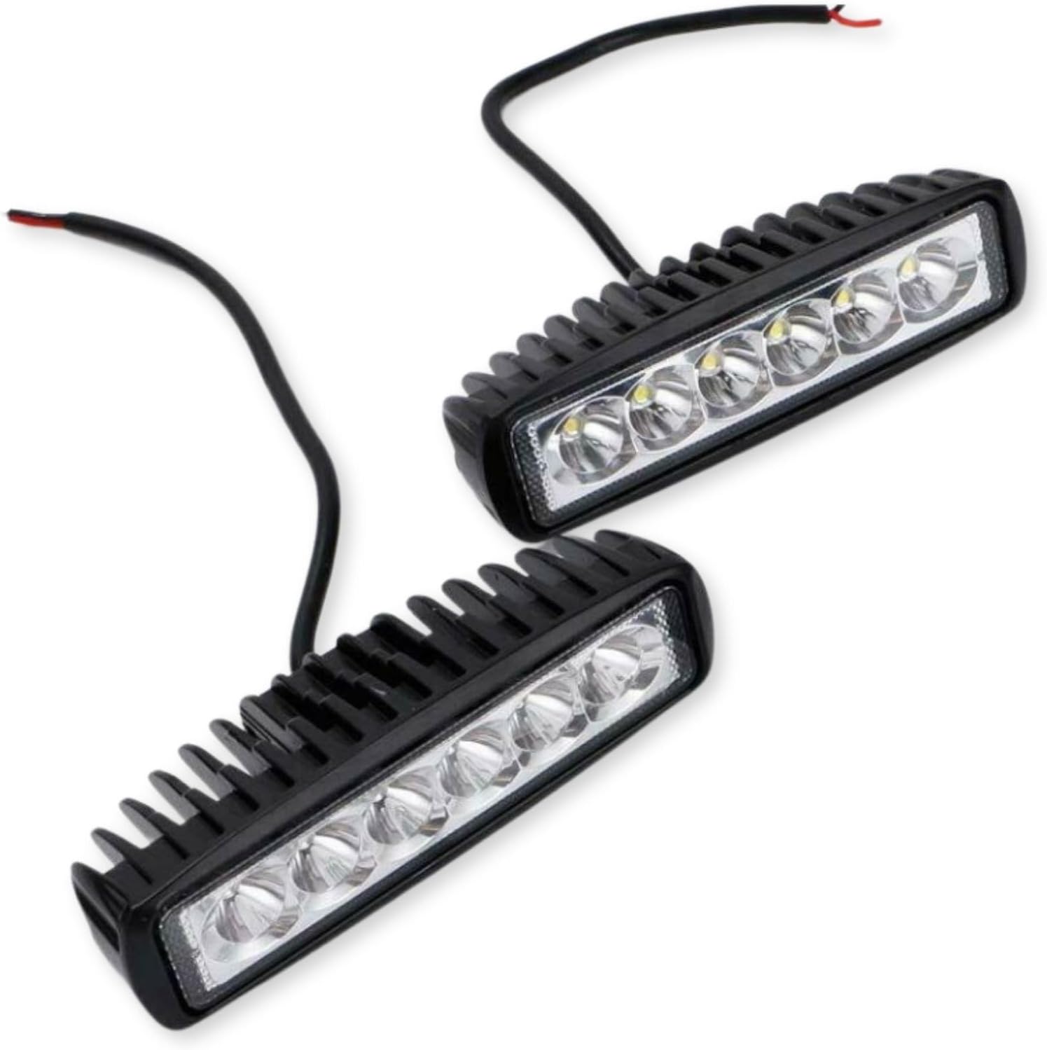 Amazon | 【Deepa Ribusu】2個 LED 18W 12V / 24V ワークライト ライトバー フォグランプ 吊り下げ ...