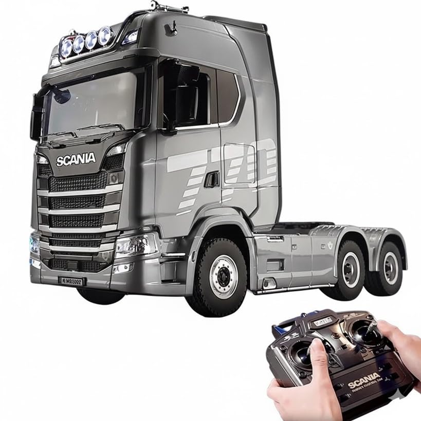Caminhão Scania 770s V8 de Controle Remoto H1501 Cinza - Escala 1