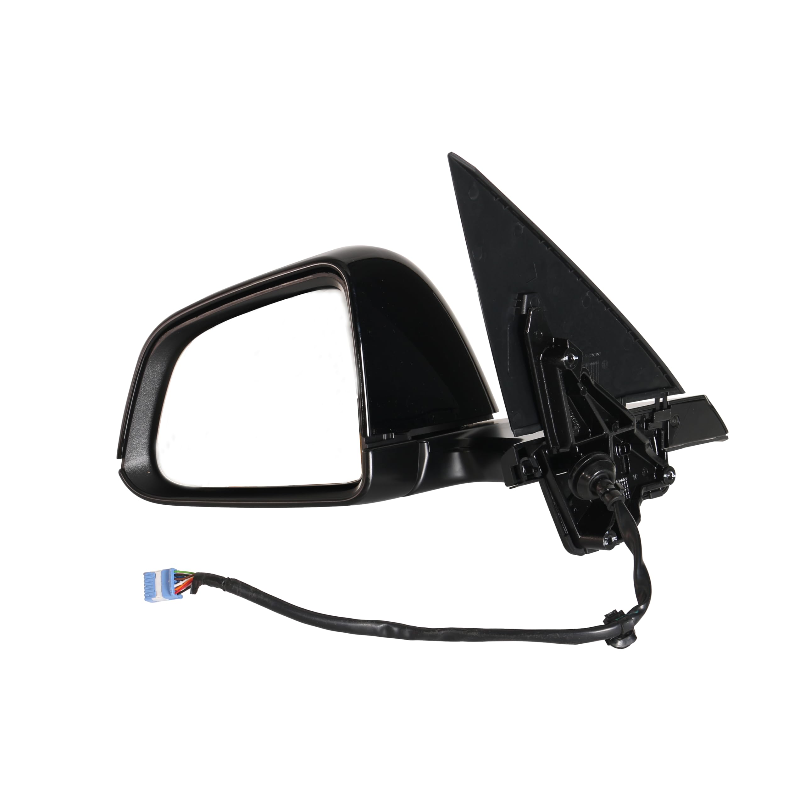 Left Black Driver Side Exterior View Mirror, Compatible with Tesla Model Y 2020-2023# 1594111-00-C 1594111-00-B