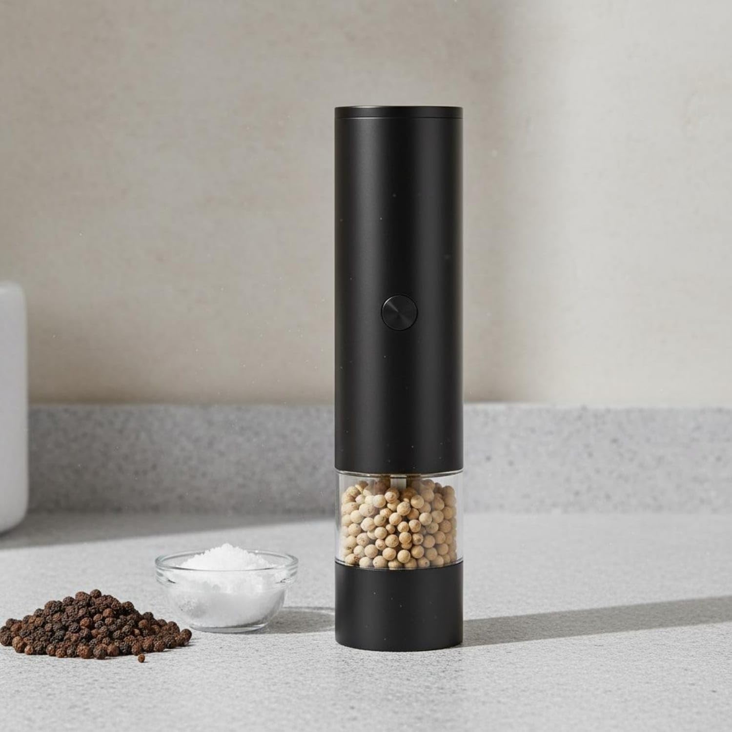 2pcs Ceramic Grinding Grinding Core Automatic Sodium Chlorid | Ceramic Grinding Core Automatic Sodium Chloride and Pepper Grinder Single-Button Start Electric External Coarseness-image-32