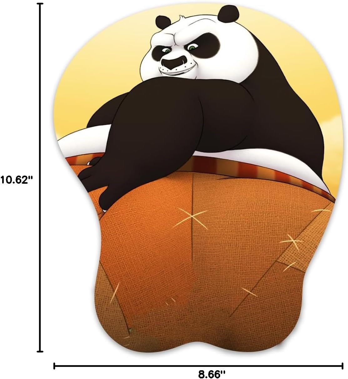 3D Mouse Pad Oppai Mousepad with Soft Gel Wrist Rest Anime Manga Gaming Boob pad Anti-Slip Mouse Mat (ping)