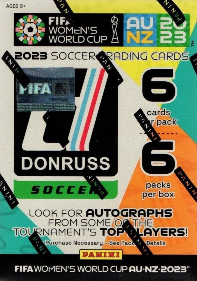 2023 Panini FIFA Women's World Cup Soccer Trading Cards Blaster Box