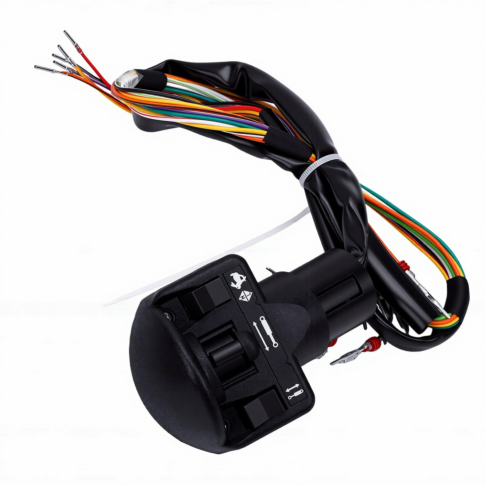 AMONIDA 6680462 Rechter Neigungs-Joystickgriff für Kompaktlader, 4 Schalter