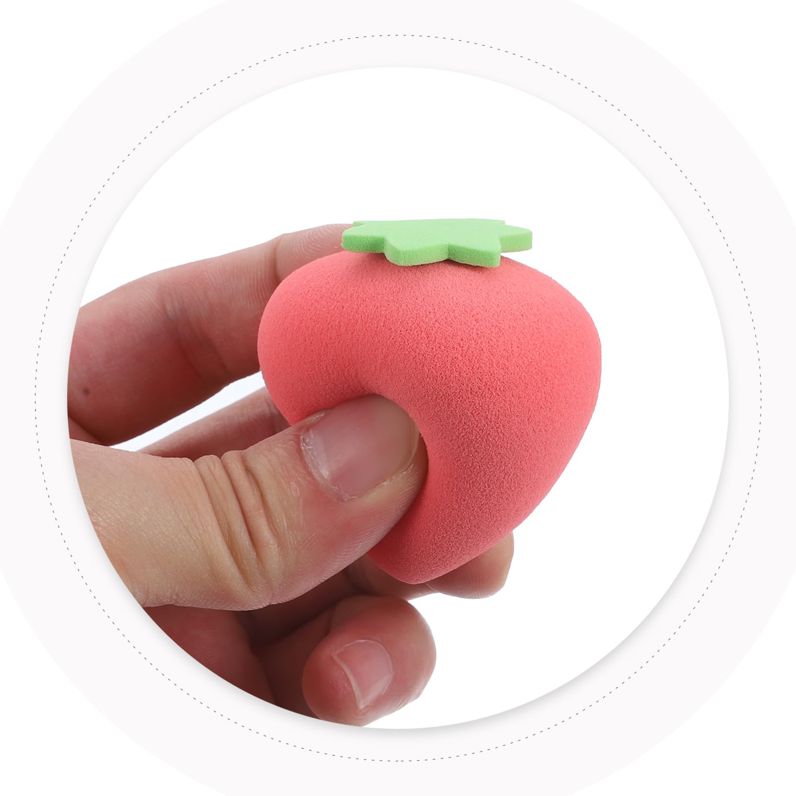 minkissy 20stücke Fruchtige Make-up Schwämme Teiliges Für Flüssig Und Puder-make-up Mit Aufbewahrung Weich Und Hautfreundlich Für Präzise Anwendung Und Reinigung