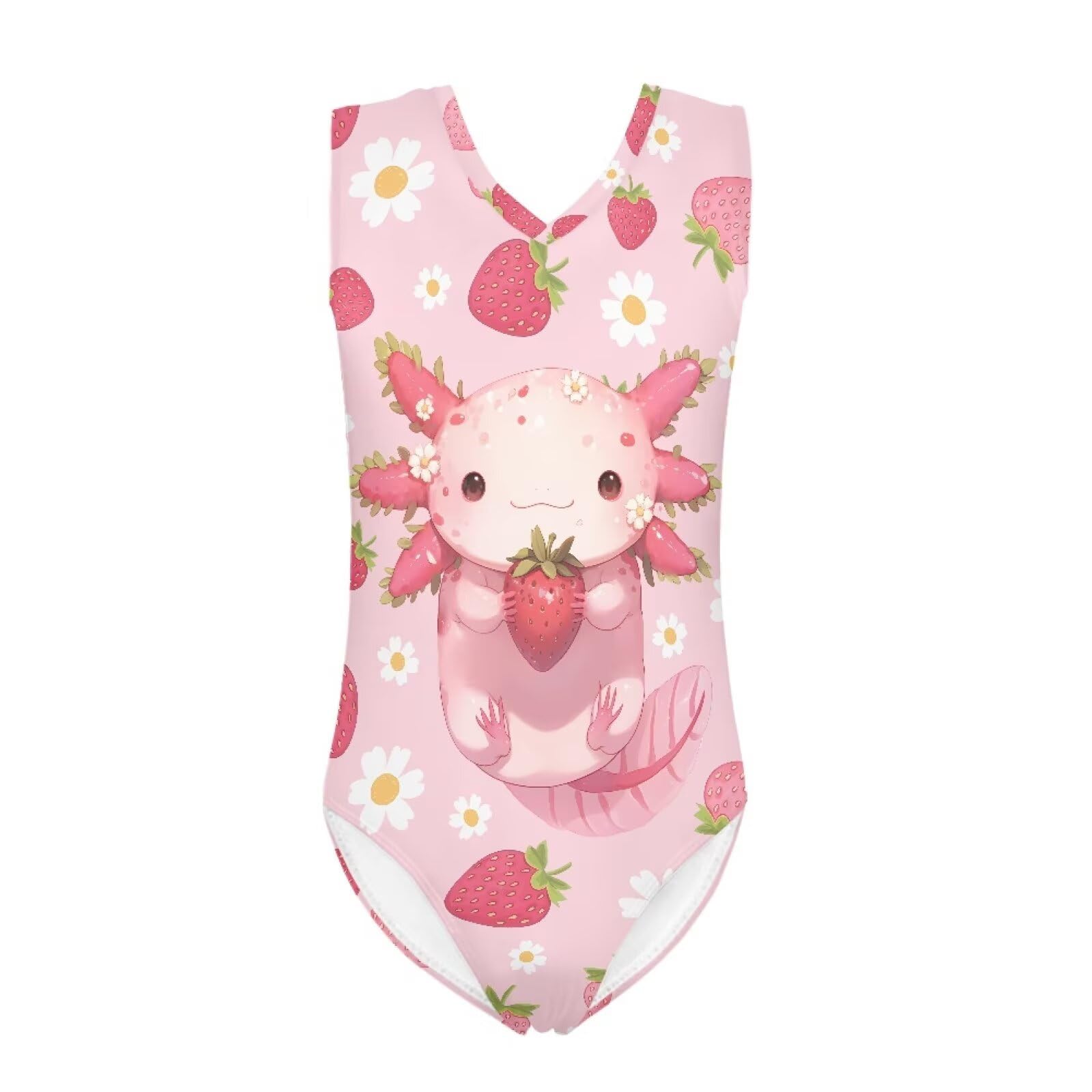 INSTANTARTS Leopard Leotard Girl Gymnastics Toddler Tank Biketards One Piece