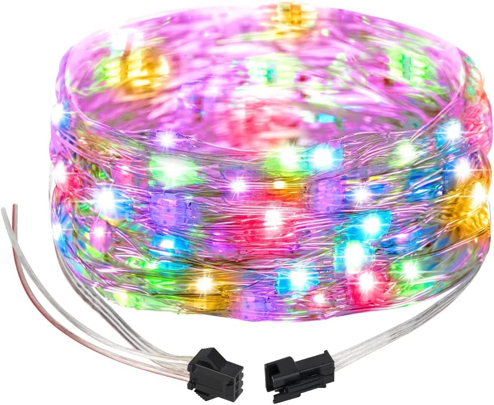 BTF-LIGHTING Chasing Dream Full Color Twinkle Decorative Lights 5m 50LEDs
