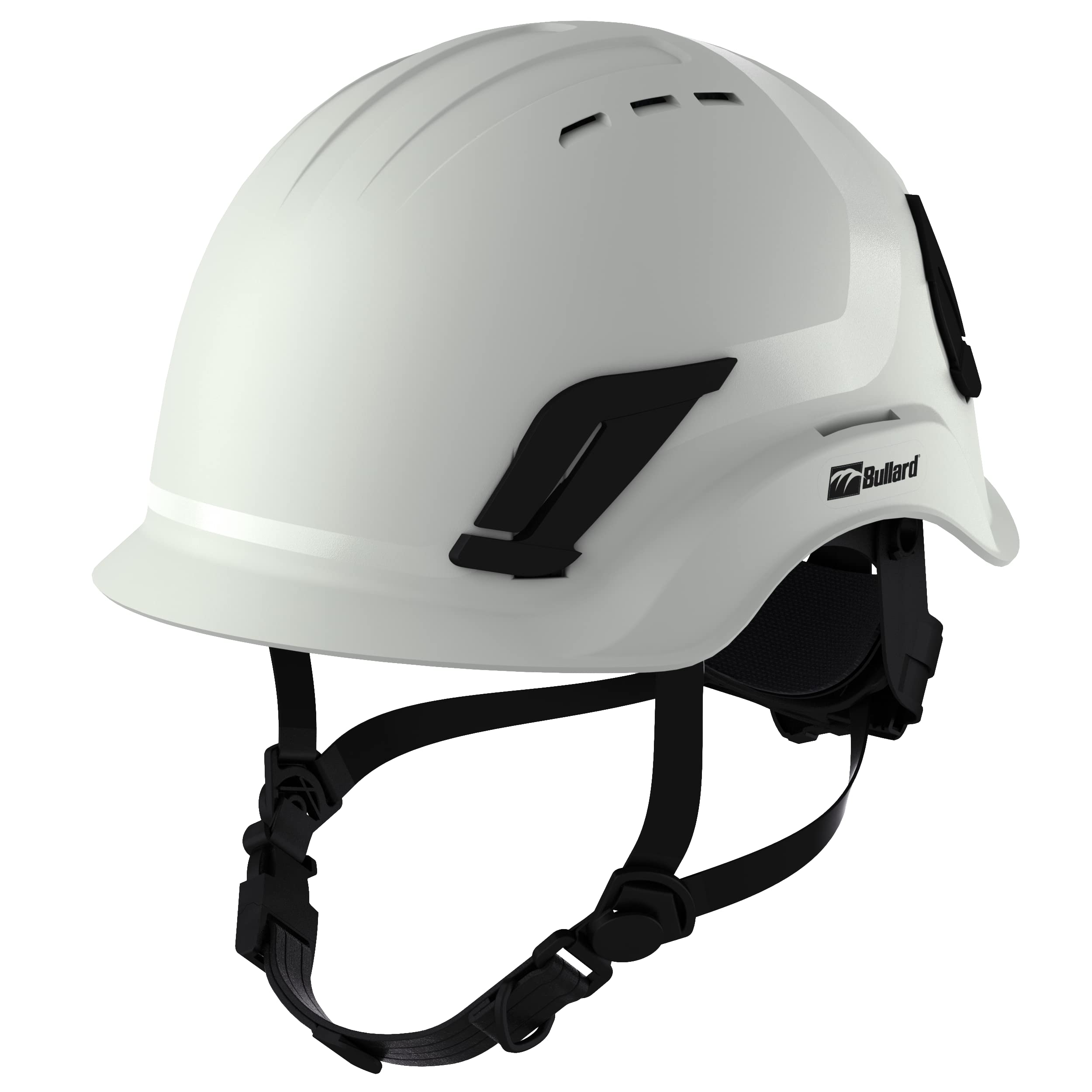 Bullard C10VWHAMR CEN10 ANSI Z89.1 Tipo I Clase C Casco de Seguridad ventilado con Correa de Barbilla integrada, Color Blanco