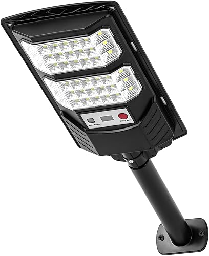Miniatura 8 de Luces solares impermeables IP67, luces de calle con sensor de movimiento para exteriores con 42 LED de alta intensidad, 800 lúmenes (prueba estándar