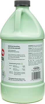 Instant Power Eco Clog Preventer - Enzyme Drain Cleaner Liquid and Deodorizer for Sink, Shower, Toilet, Garbage Disposal Cleaner, Bio-Based Drain Defense, Smell Remover and Odor Eliminator - 2 Liters