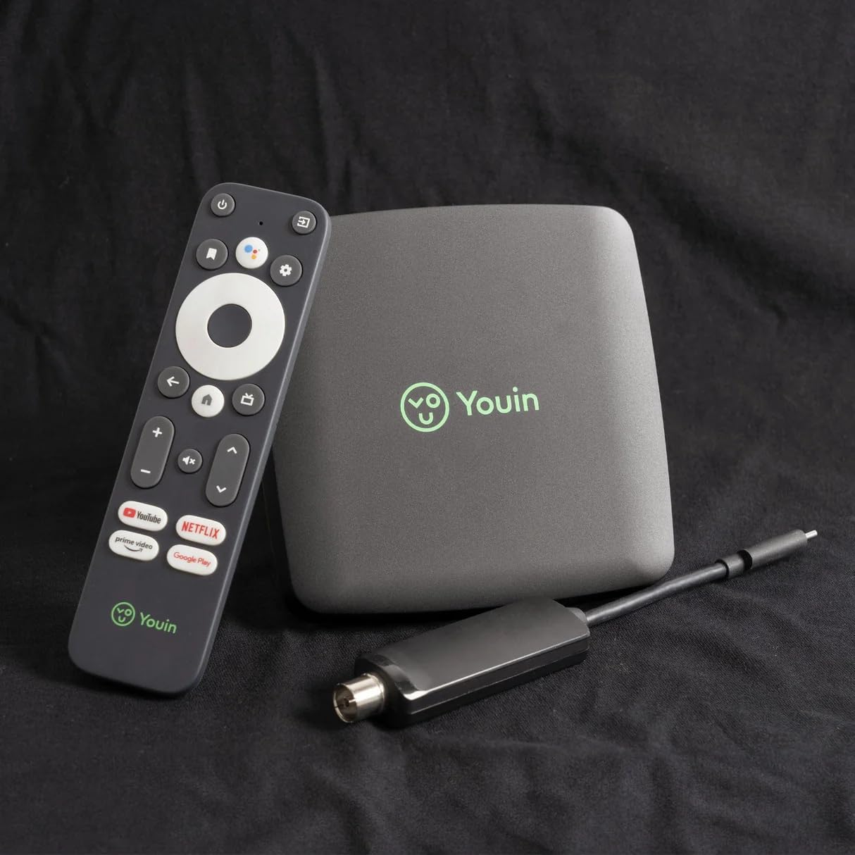 Youin You Box EN1060K - Android TV Box con sintonizzatore TDT- Assistente Google e Chromecast integrato