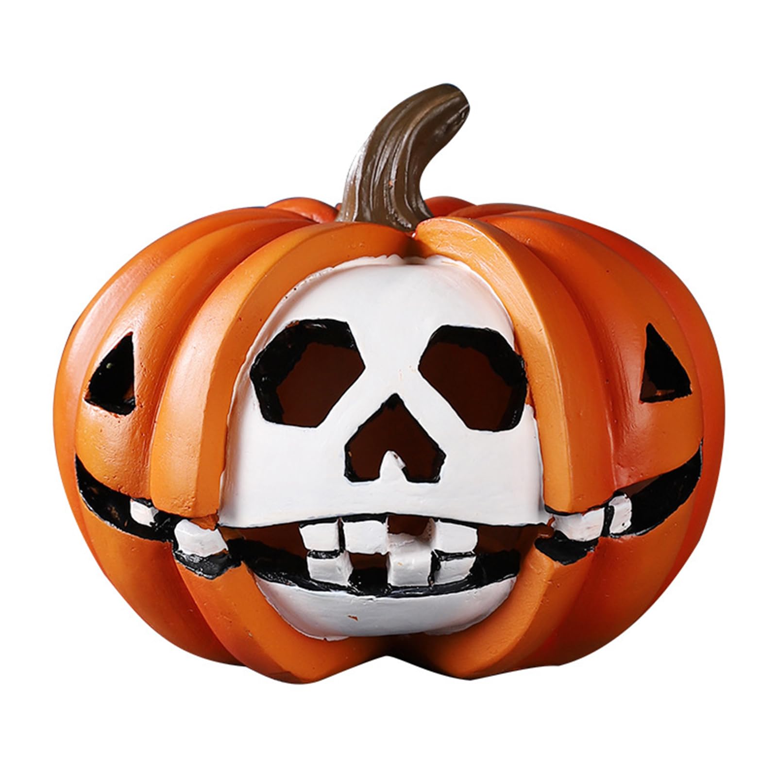 Décorations en résine O' Glims en forme de citrouille d'Halloween durable