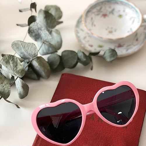 Miniatura 2 de Gafas de corazón personalizadas, suministros de fiesta para bodas, fiestas de cumpleaños y ceremonia de graduación
