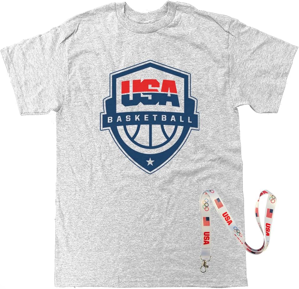 FTD Apparel Men's USA Basketball T Shirt
