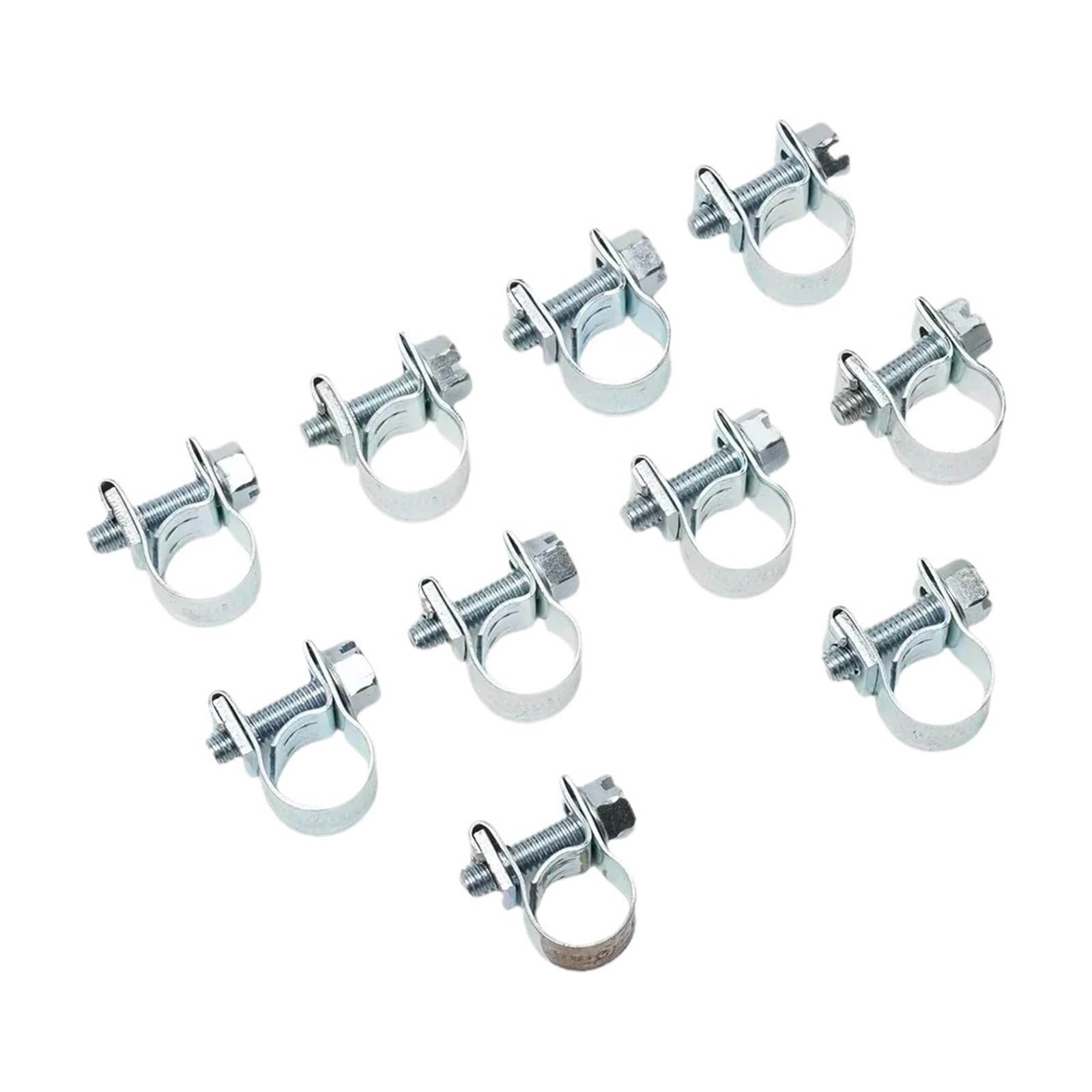 Nodrest 7Mm-9Mm 10Pcs Clamp Fuel Line Water Pipe Clip Sealing Welding For