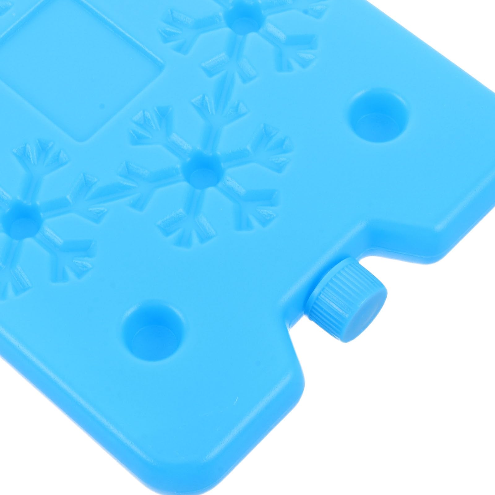 Lot de 4 Pains de Glace réutilisables - Blocs de Glace pré-remplis de 200 ML - Conservation des Aliments - Boîte à en Plastique pour Camping, Pique- et déjeuner