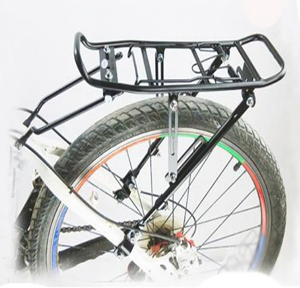 BESPORTBLE Bike Rack for Back of Bike: Aluminum Alloy Bicycle Carrier Rack Adjustable Bicycle Rear Luggage Carrier for Mountainbikes ebike