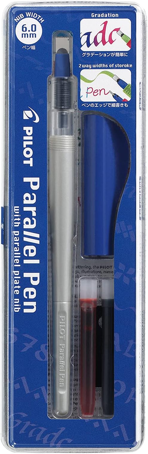 FP3-60 Parallel 6.0mm Pen (Pack of 1), blue