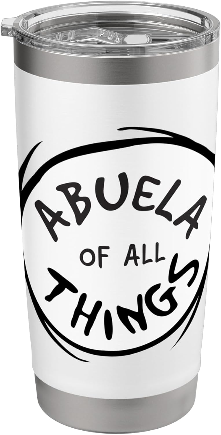 Dr. Seuss Abuela (Grandmother) of all Things Emblem Stainless Steel Insulated Tumbler