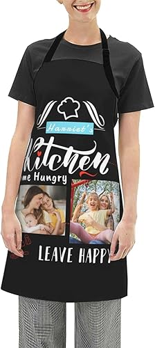 Miniatura 8 de Nsipan Delantal unisex personalizado para el día de Acción de Gracias personalizado delantal con nombre