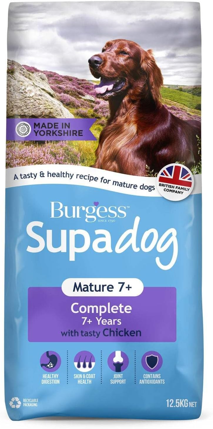 Burgess Supadog Mature dry dog food 12.5 kg
