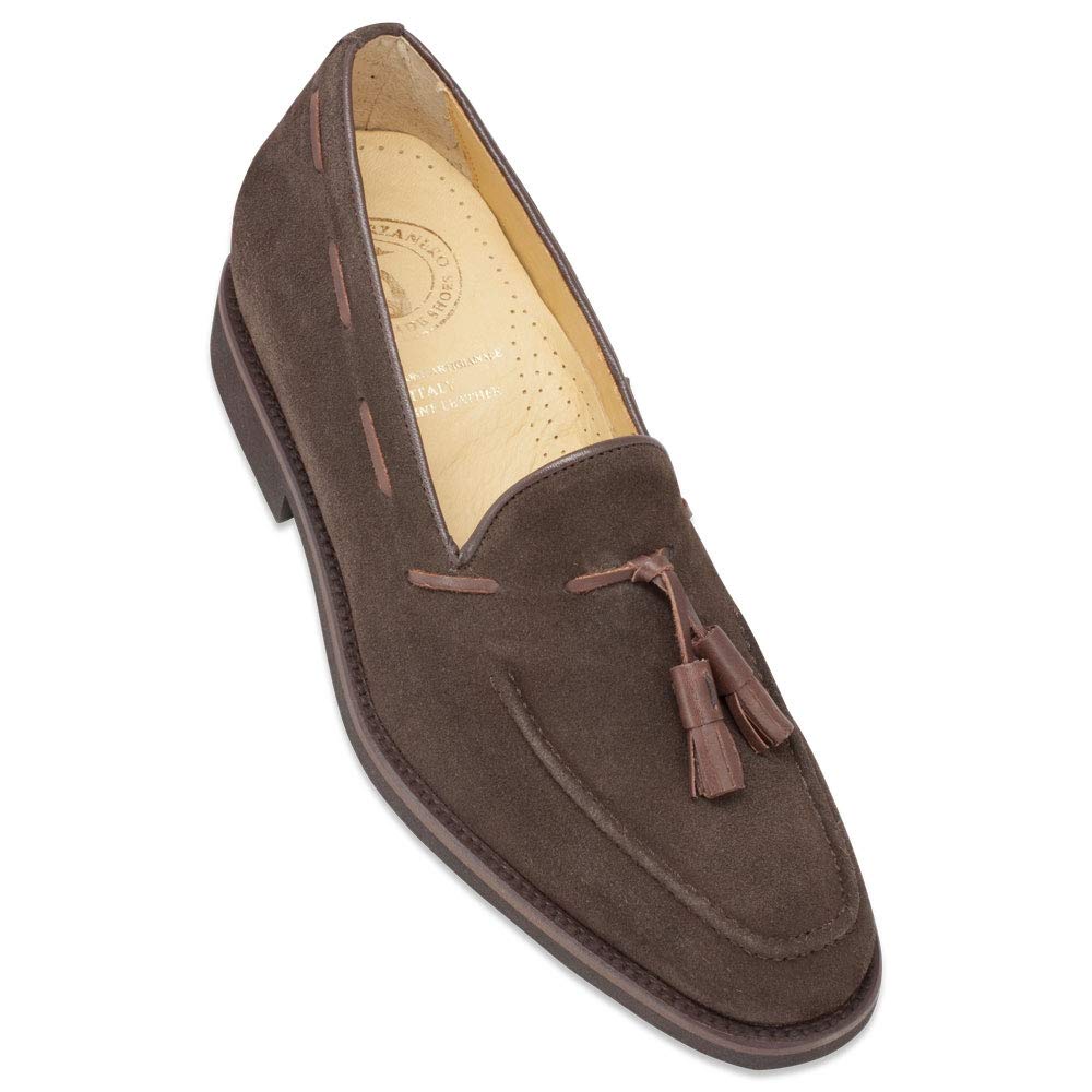 Masaltos Elevator Shoes with Invisible Insole, Height Increasing Shoes for Men. Be Taller 2.75 inches/7 cm. Model Bolonia