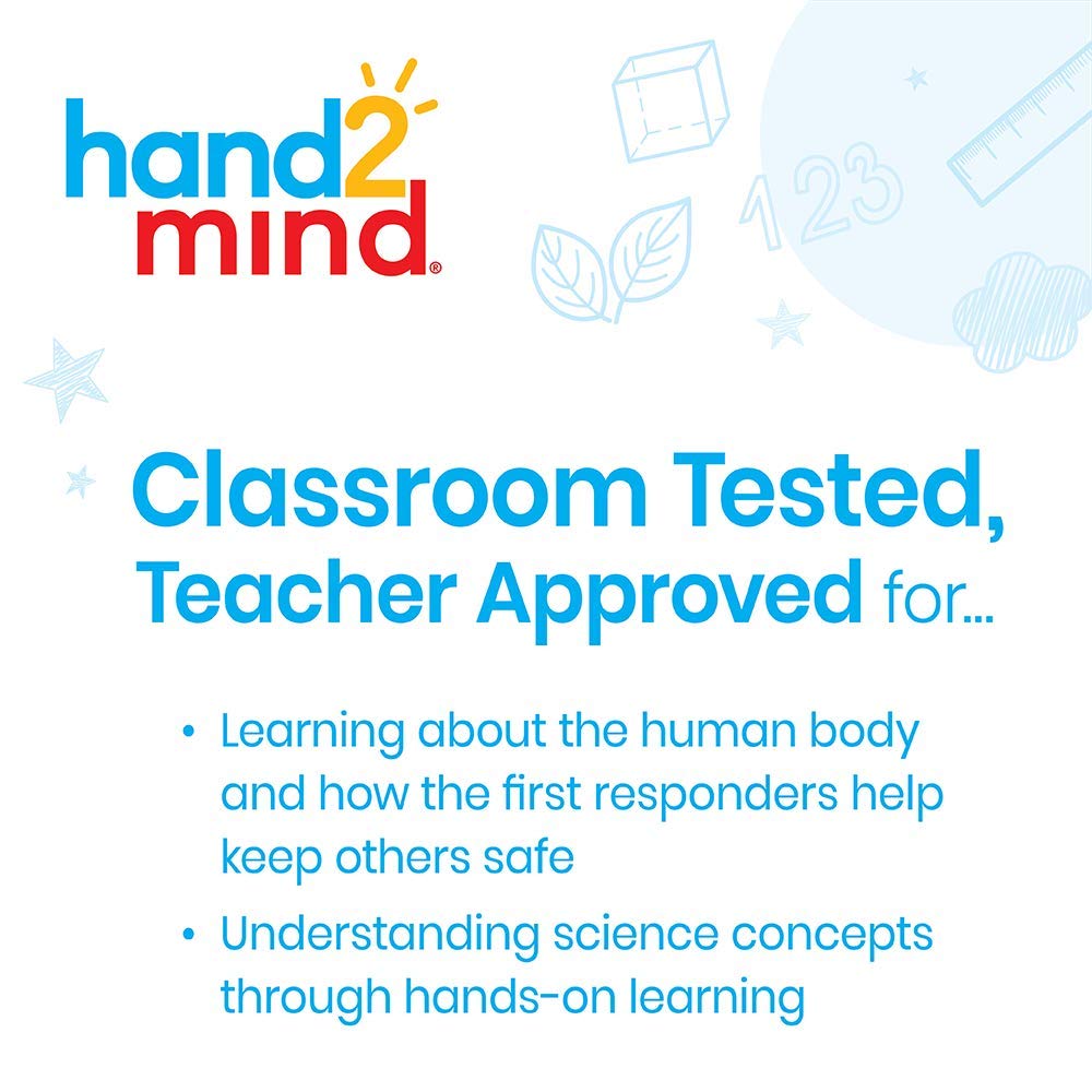 hand2mind Science Kit Head to Toe Human Body, STEM Activities for Kids Ages 5-7, STEM Toys, Slime Kit, Kids Storybook, Human Body for Kids, 10 at Home Science Experiments for Kids - Image 2