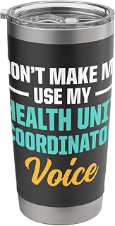 Health Unit Coordinator HUC Manager Stainless Steel Insulated Tumbler