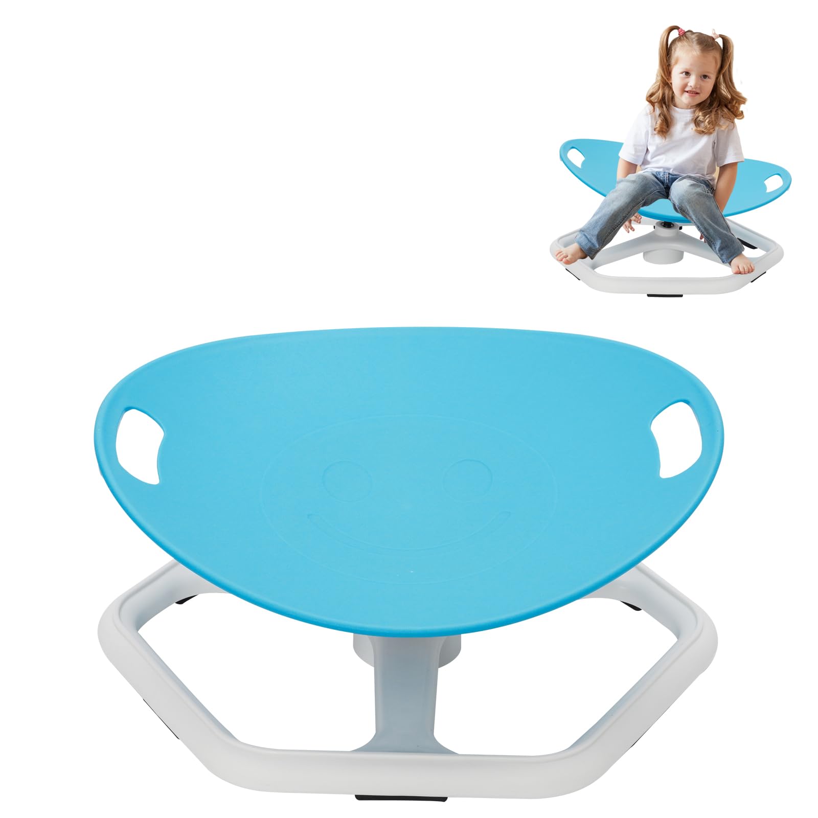 YULEYU Sensory Chair for Autism, Kids Spin Chair with Handle for Training Body Coordination, Autism Sensory Equipment, ADHD Chair