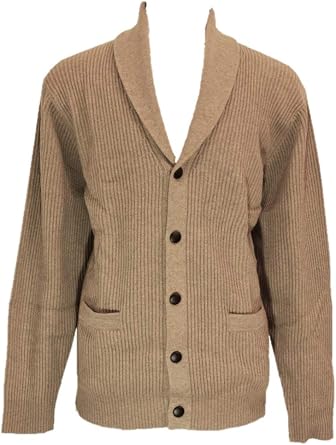 Cashmere Shawl Collar Cardigan Sweater 