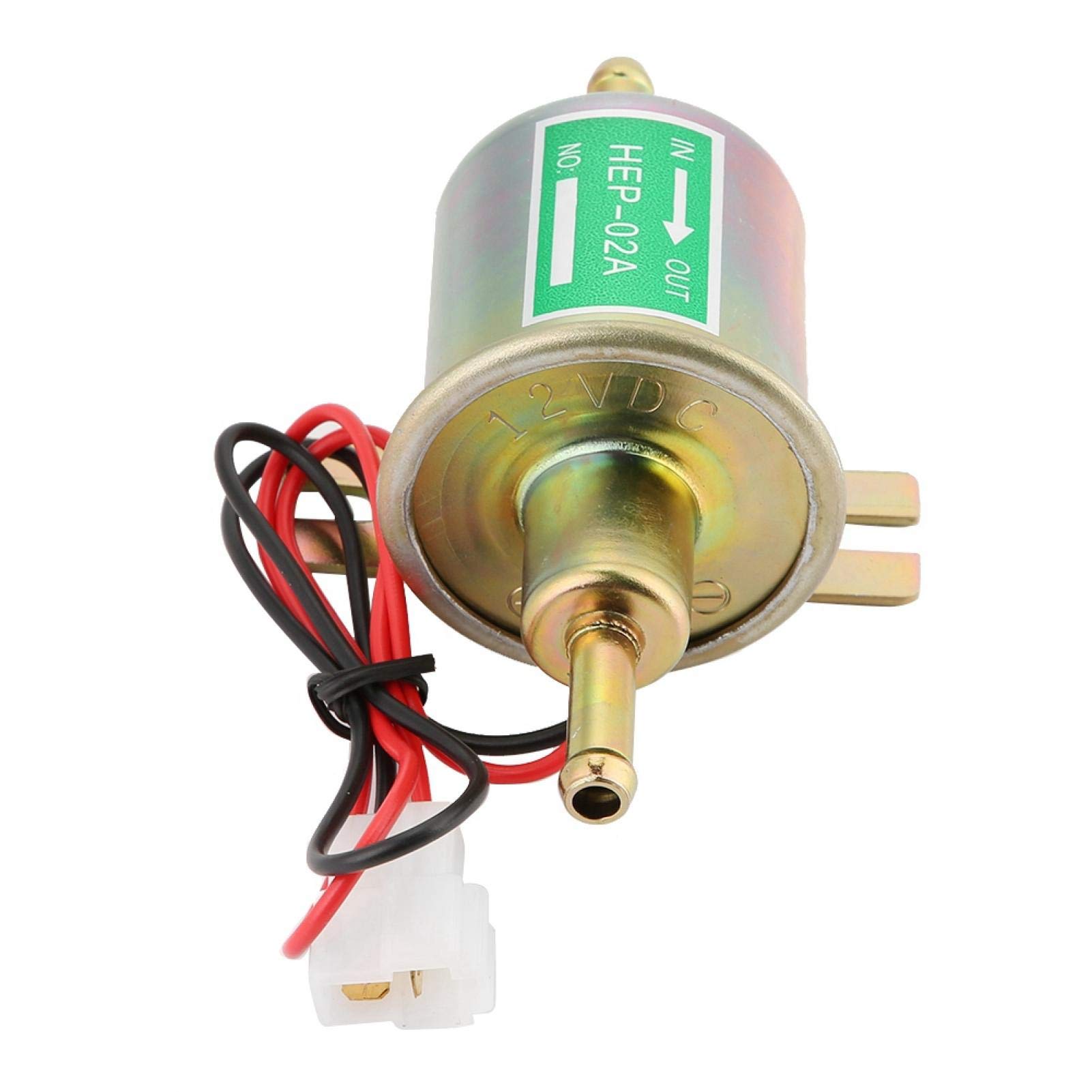 Zestaw Pompy Paliwa HEP-02A 12 / 24V Niskiego Ciśnienia Elektryczna Pompa Paliwa Benzyna Gazowa Pompa Tłocznikowa z Zestawem Montażowym Wymiana Samochodowa