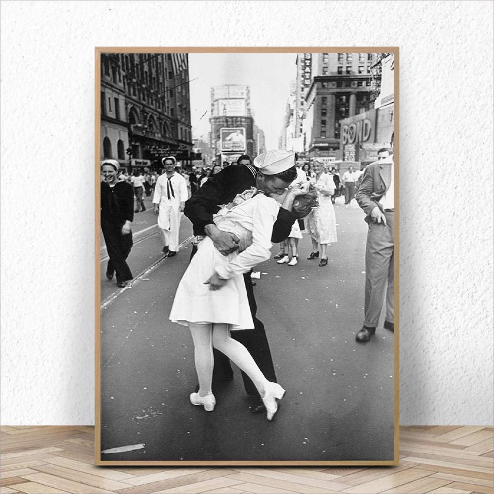 VJ Day on Times Square Poster Kiss of the century Wall Art Victory