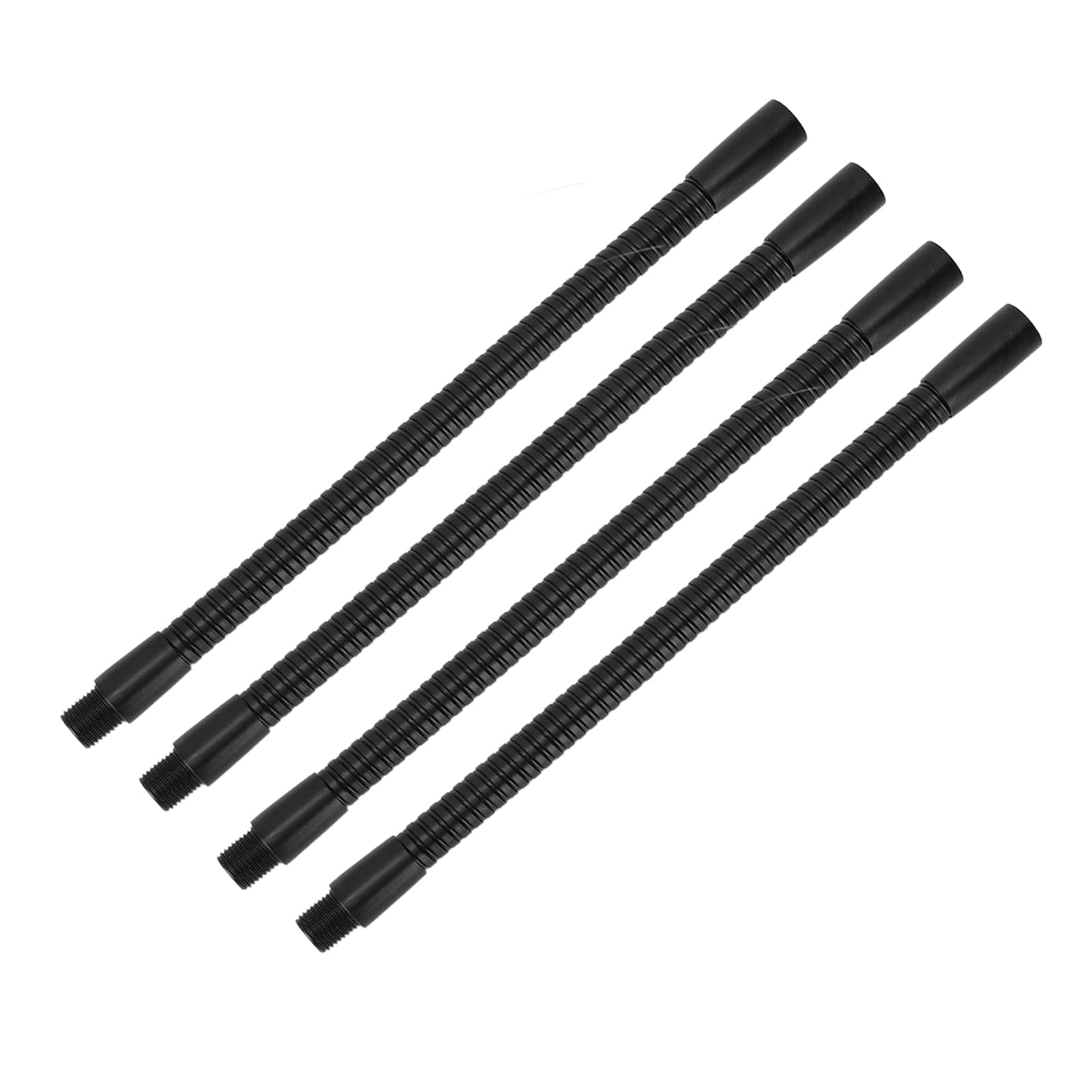 4 Tubi Flessibili Per Lampada A Collo Di Cigno – Alluminio 30 Cm, Regolabili A 360° Per Luci Da Scrivania E Piante