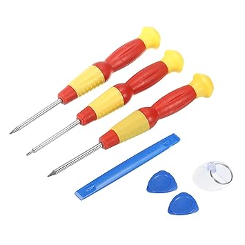 PATIKIL Phone Pry Opening Tools Screwdriver Kit Set 7 in 1 for Cellphone Mobile Phone Laptop PC Repair(P1.5, T2, T0.8)