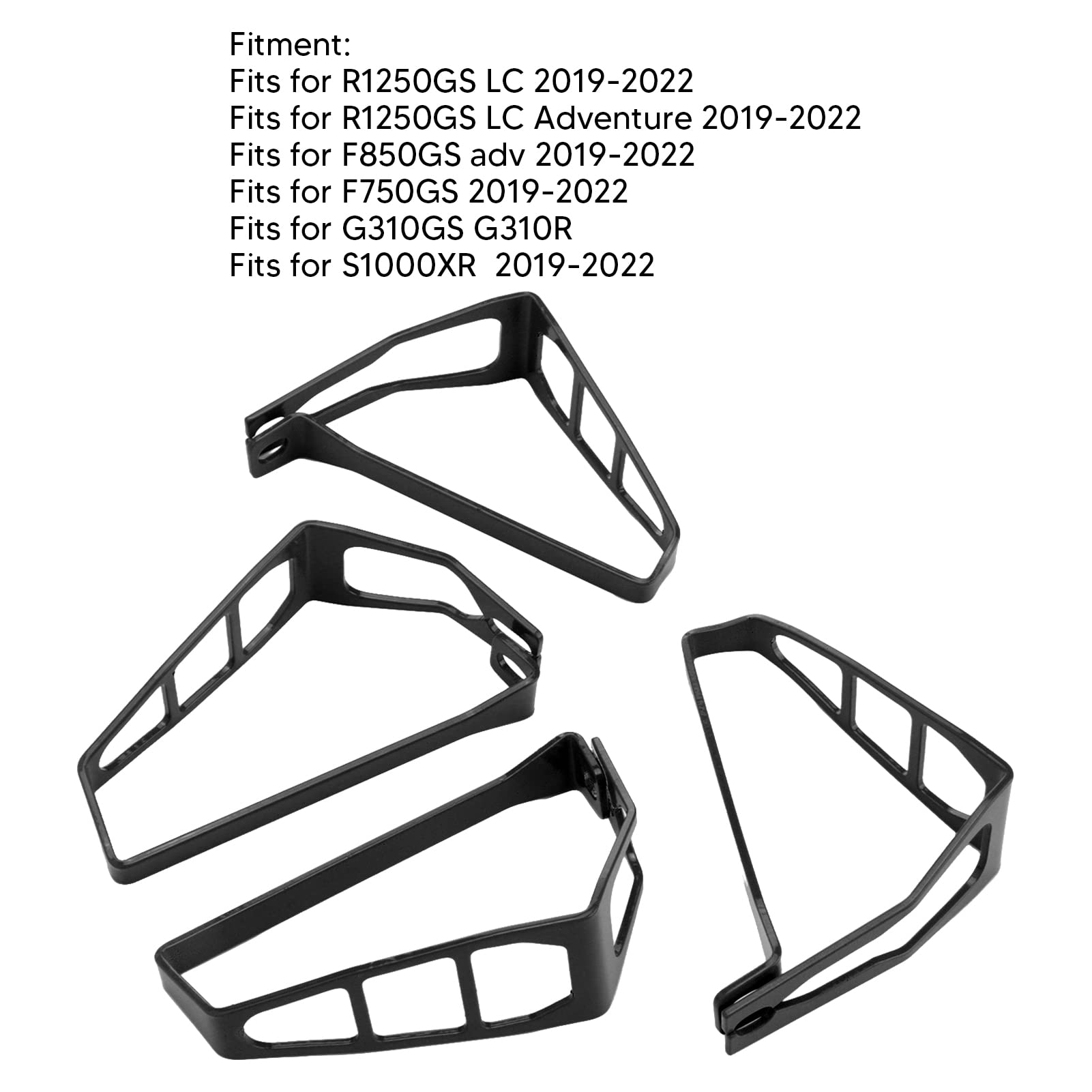 Copertura Protettiva Indicatori di Direzione in Lega di Alluminio per R1250GS LC, F850GS, 4 Pezzi, Design Resistente