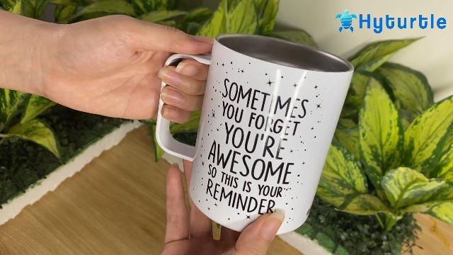 Hyturtle Tasse Isotherme En Acier Inoxydable De 355 Ml Avec Couvercle