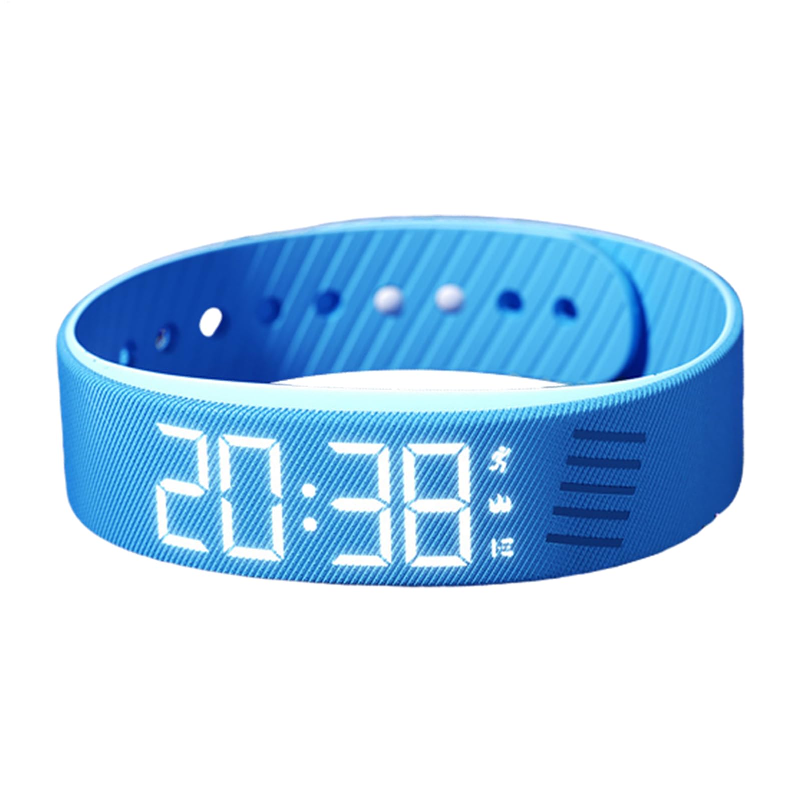 Eoixuqba 振動アラーム付き腕時計 | デジタル腕時計 アラーム機能付き,スヌーズ防止 調節可能ベルト スポーツ 仕事 旅行 アウトドア対応