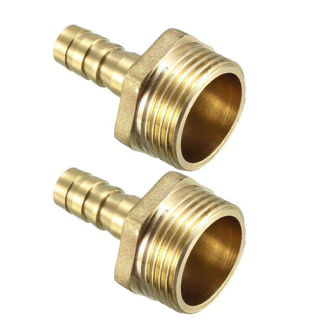 Sourcingmap Raccordo A T In Ottone 3 Vie: 10mm X 6mm X 10mm Per Aria, Acqua E Carburante (2 Pezzi)