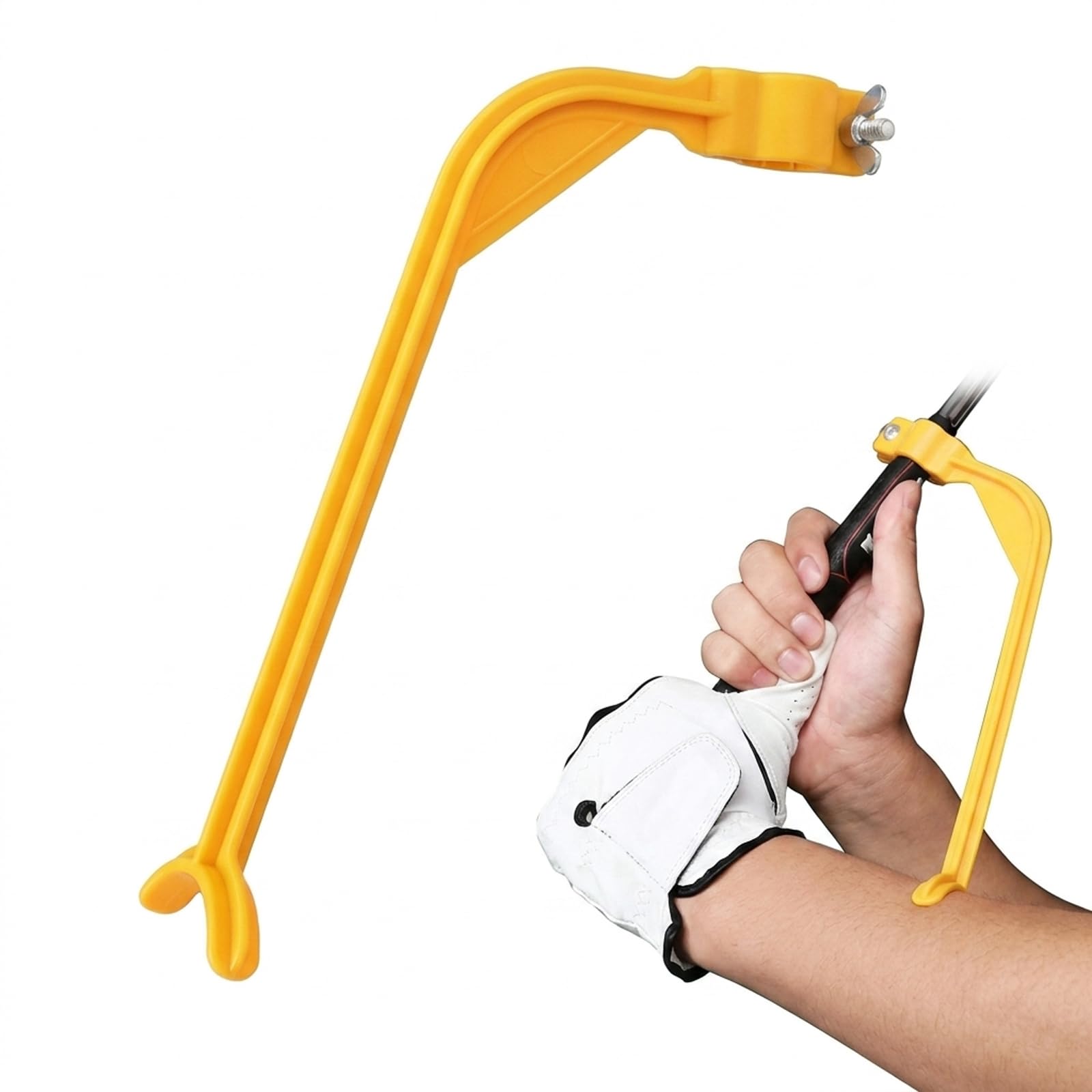 Golf Swing Trainer, Golf Training Aid for Swing Improvement, Golf Wrist Training Aid with Adjustable Design, Portable Golf Swing Aid for Practice Sessions, Compact Golf Trainer for Skill Development