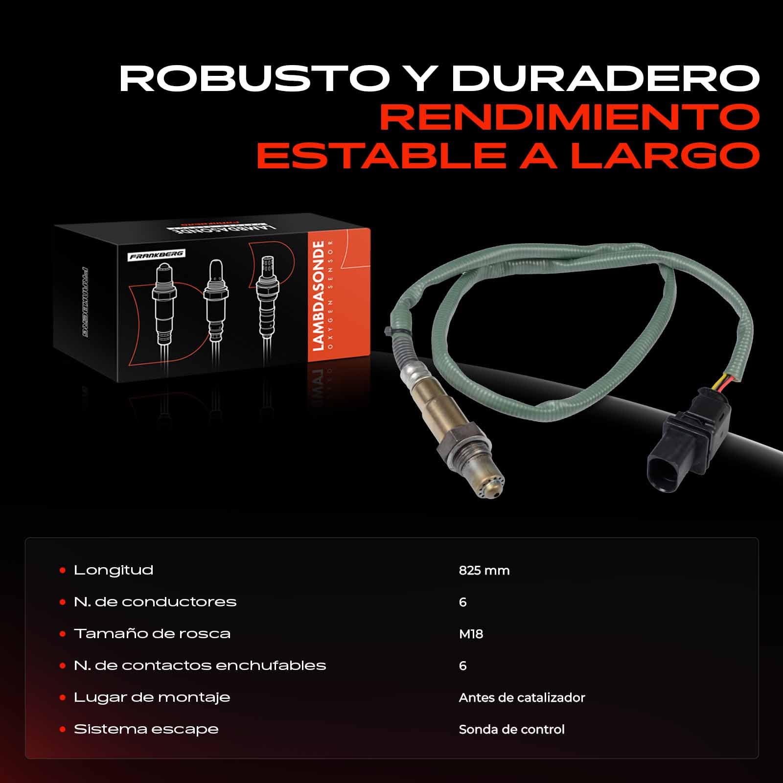 Frankberg Sonda de control Lambda delante del catalizador 0258017018