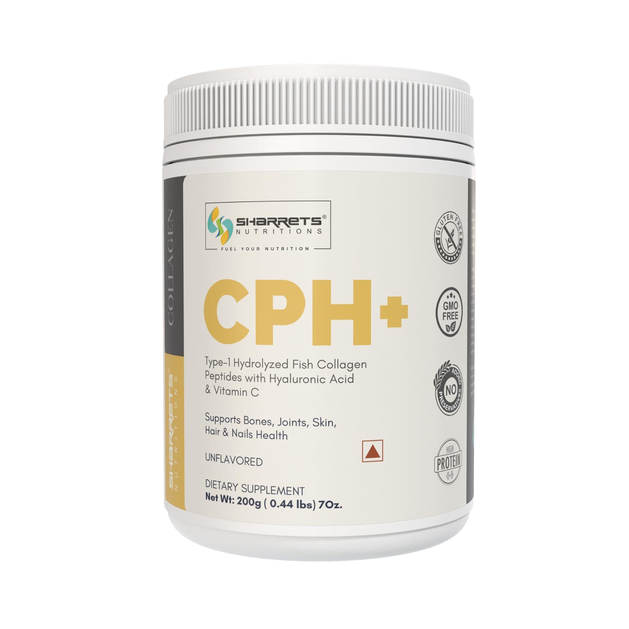 See full amazon price history chart for Sharrets CPH+ Unflavored 200g, Fish Collagen Powder with Hyaluronic Acid & Vitamin C - Skin, Hair & Nails and Bone Health Supplement. Sharrets CPH+ Unflavored 200g, Fish Collagen Powder with Hyaluronic Acid & Vitamin C - Skin, Hair & Nails and Bone Health Supplement. (B084238WQN) Amazon Price History, Amazon Price Tracker