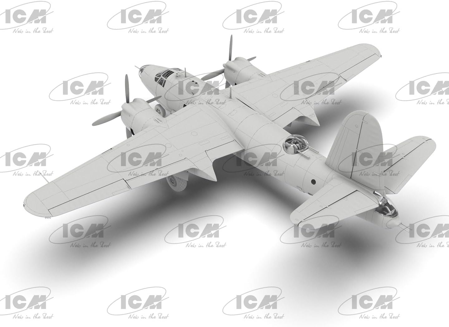 ICM 48323 - B-26G Marauder, WWII American/France Bomber - Aircraft Plastic Model Kit - 1:48 Scale