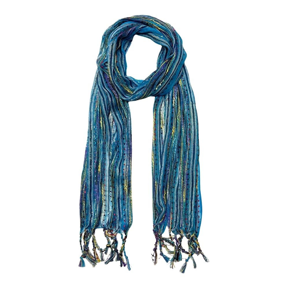 Multi-Colored Scarf/Shawl for Women Lightweight Head or Neck Scarf